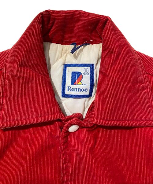 Rennoc（レノック）Rennoc (レノック) コーデュロイジャケット レッド サイズ:Sの古着・服飾アイテム