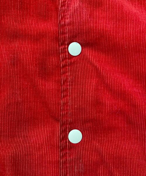 Rennoc（レノック）Rennoc (レノック) コーデュロイジャケット レッド サイズ:Sの古着・服飾アイテム