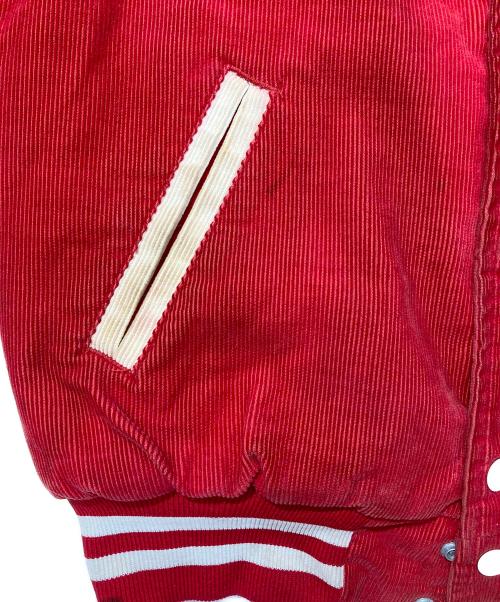 Rennoc（レノック）Rennoc (レノック) コーデュロイジャケット レッド サイズ:Sの古着・服飾アイテム
