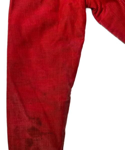 Rennoc（レノック）Rennoc (レノック) コーデュロイジャケット レッド サイズ:Sの古着・服飾アイテム