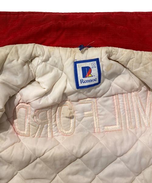 Rennoc（レノック）Rennoc (レノック) コーデュロイジャケット レッド サイズ:Sの古着・服飾アイテム