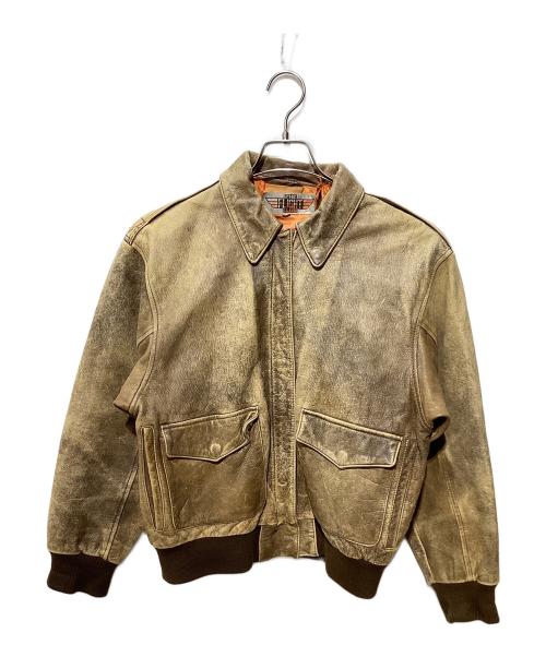 THE FLIGHT CLUB（ザ・フライト・クラブ）THE FLIGHT CLUB (ザ・フライト・クラブ) レザージャケット ブラウン サイズ:不明の古着・服飾アイテム