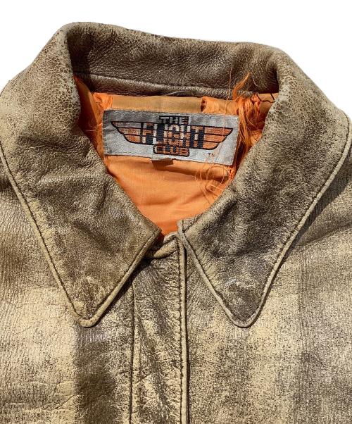 THE FLIGHT CLUB（ザ・フライト・クラブ）THE FLIGHT CLUB (ザ・フライト・クラブ) レザージャケット ブラウン サイズ:不明の古着・服飾アイテム