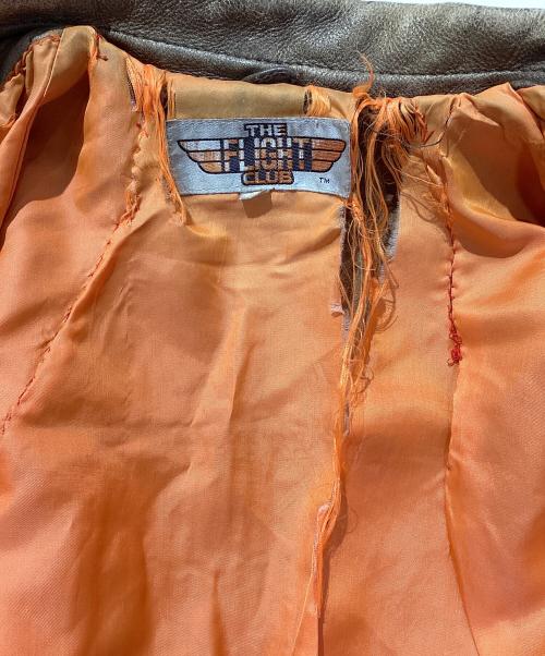 THE FLIGHT CLUB（ザ・フライト・クラブ）THE FLIGHT CLUB (ザ・フライト・クラブ) レザージャケット ブラウン サイズ:不明の古着・服飾アイテム