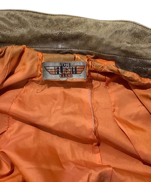 THE FLIGHT CLUB（ザ・フライト・クラブ）THE FLIGHT CLUB (ザ・フライト・クラブ) レザージャケット ブラウン サイズ:不明の古着・服飾アイテム