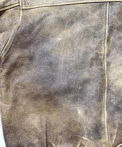 THE FLIGHT CLUB（ザ・フライト・クラブ）THE FLIGHT CLUB (ザ・フライト・クラブ) レザージャケット ブラウン サイズ:不明の古着・服飾アイテム
