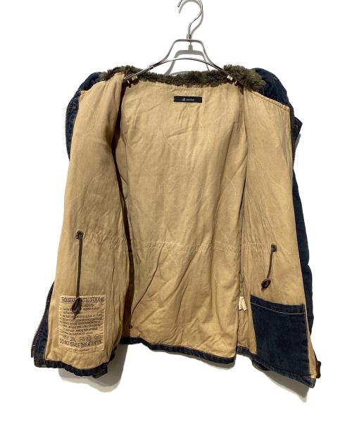 JOHNBULL（ジョンブル）Johnbull (ジョンブル) 裏ファーデニムフーデッドジャケット インディゴ サイズ:Lの古着・服飾アイテム