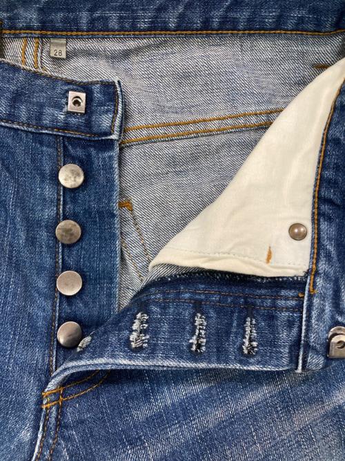 DIOR HOMME（ディオール オム）Dior Homme (ディオール オム) 爪痕デザインスキニーフィットデニムパンツ インディゴ サイズ:28の古着・服飾アイテム