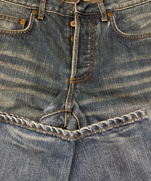 DIOR HOMME（ディオール オム）Dior Homme (ディオール オム) 爪痕デザインスキニーフィットデニムパンツ インディゴ サイズ:28の古着・服飾アイテム