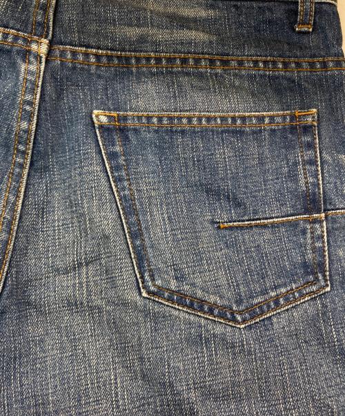 DIOR HOMME（ディオール オム）Dior Homme (ディオール オム) 爪痕デザインスキニーフィットデニムパンツ インディゴ サイズ:28の古着・服飾アイテム