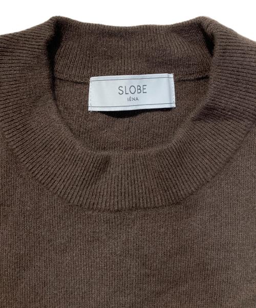SLOBE IENA（スローブ イエナ）SLOBE IENA (スローブ イエナ) ウォッシャブルスムースニットワンピース ブラウン サイズ:FREEの古着・服飾アイテム