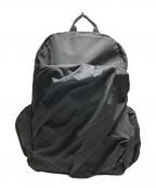 emmiエミ）の古着「eco 撥水ギャザーボディーバックパック」｜ブラック