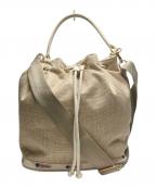 LeSportsacレスポートサック）の古着「MED DRAWSTRING BAG」｜ベージュ