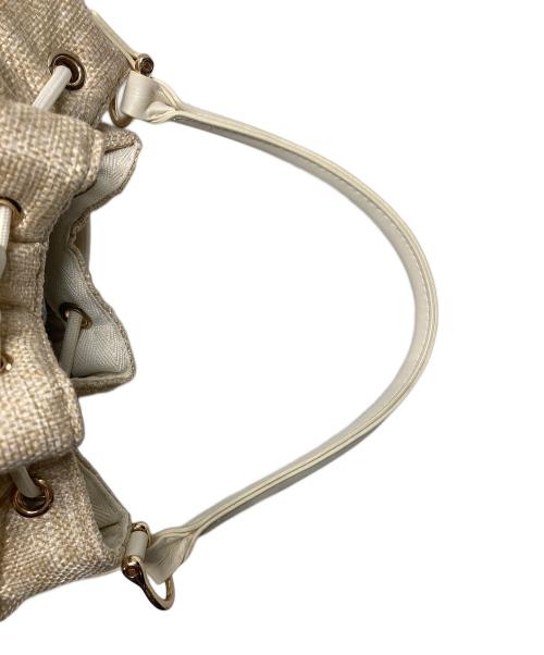 LeSportsac（レスポートサック）LeSportsac (レスポートサック) MED DRAWSTRING BAG ベージュの古着・服飾アイテム