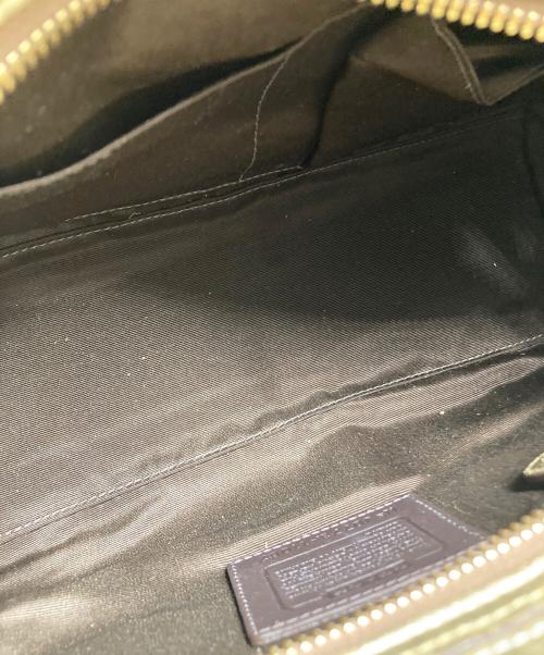 COACH（コーチ）COACH (コーチ) シグネチャーハンドバッグ イエローの古着・服飾アイテム