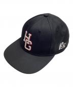 Hysteric Glamourヒステリックグラマー）の古着「HG刺繍ベースボールキャップ」｜ブラック