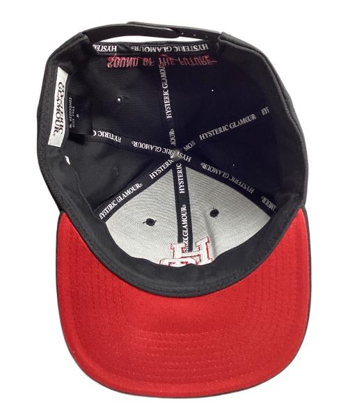 Hysteric Glamour（ヒステリックグラマー）Hysteric Glamour (ヒステリックグラマー) HG刺繍ベースボールキャップ ブラックの古着・服飾アイテム