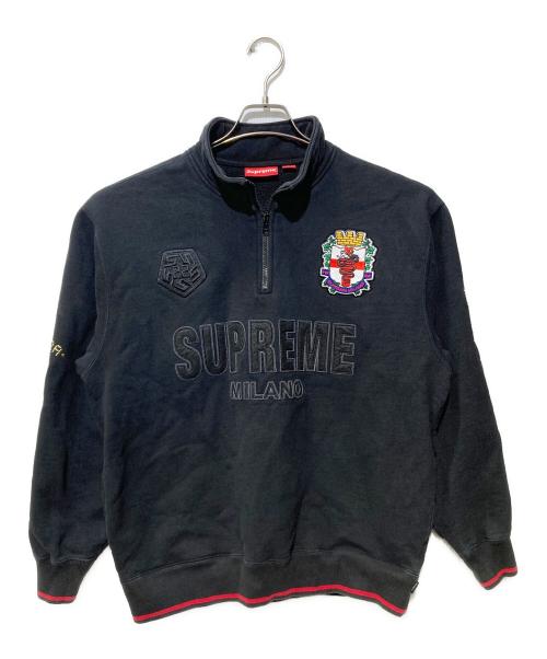 SUPREME（シュプリーム）SUPREME (シュプリーム) Milano Half Zip Pullover ブラック サイズ:Ⅿの古着・服飾アイテム