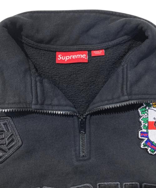 SUPREME（シュプリーム）SUPREME (シュプリーム) Milano Half Zip Pullover ブラック サイズ:Ⅿの古着・服飾アイテム