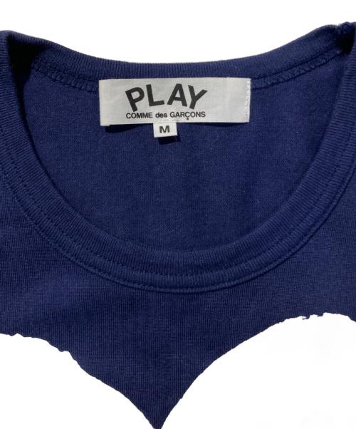 PLAY COMME des GARCONS（プレイコムデギャルソン）PLAY COMME des GARCONS (プレイコムデギャルソン) Tシャツ ネイビー サイズ:Mの古着・服飾アイテム