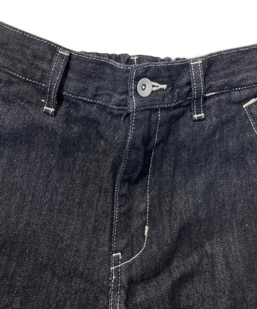 ourhome（アワホーム）OURHOME (アワホーム) こだわりシルエットのデニムパンツ ブラック サイズ:FREE 未使用品の古着・服飾アイテム