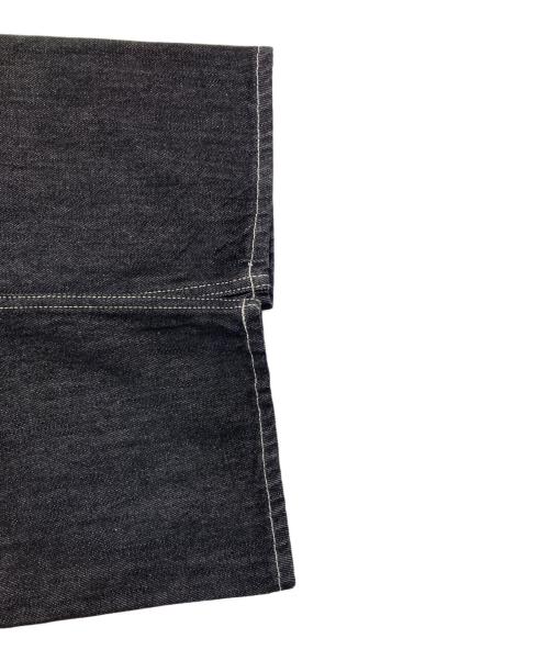 ourhome（アワホーム）OURHOME (アワホーム) こだわりシルエットのデニムパンツ ブラック サイズ:FREE 未使用品の古着・服飾アイテム