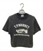 THE SHINZONEザ シンゾーン）の古着「T.P.MARKET HALF SLEEVE SWEAT」｜グレー