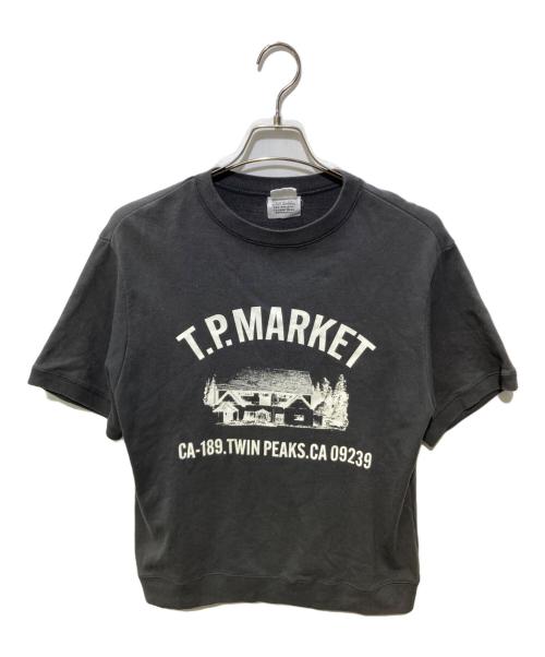 THE SHINZONE（ザ シンゾーン）THE SHINZONE (ザ シンゾーン) T.P.MARKET HALF SLEEVE SWEAT グレー サイズ:FOの古着・服飾アイテム