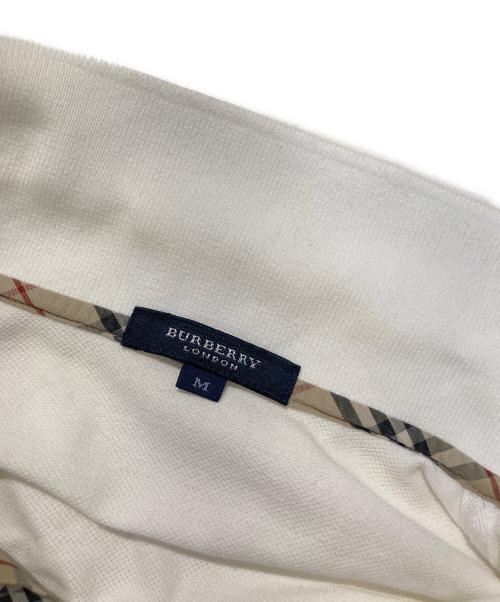 BURBERRY LONDON（バーバリーロンドン）BURBERRY LONDON (バーバリーロンドン) ポロシャツ ホワイト サイズ:Ⅿの古着・服飾アイテム