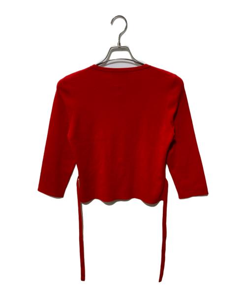 FOXEY（フォクシー）FOXEY (フォクシー) シルバーベリーグカーディガン レッド サイズ:SIZE 42の古着・服飾アイテム