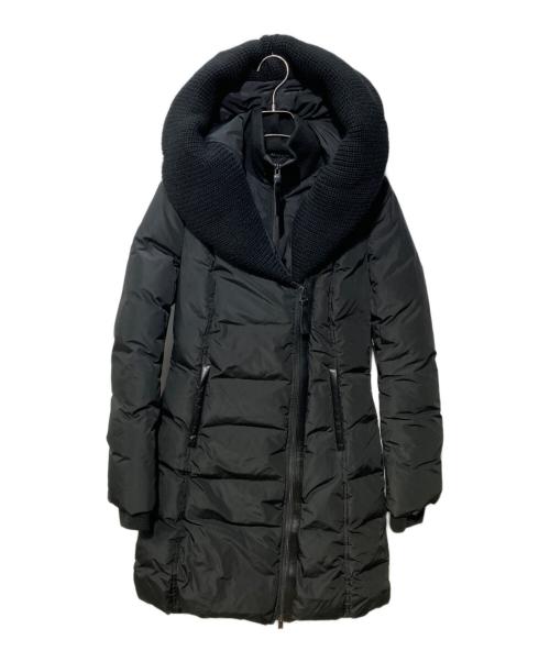 mackage（マッカージュ）mackage (マッカージュ) ニットショールカラーダウンコート ブラック サイズ:xsの古着・服飾アイテム