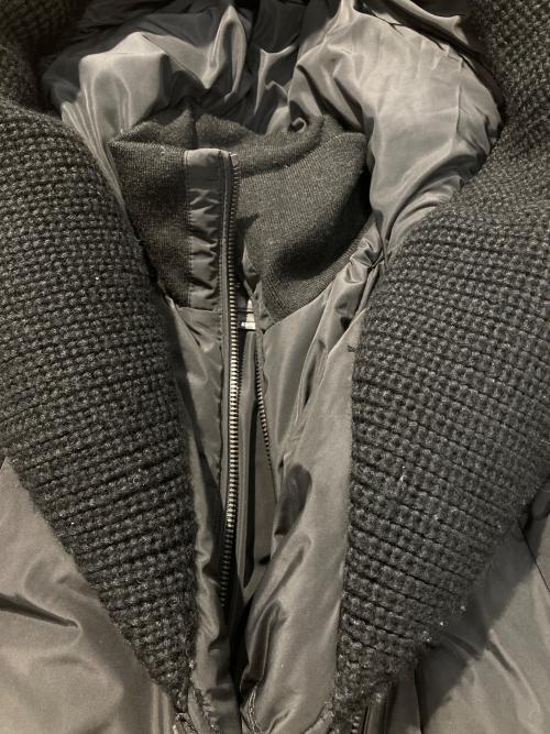 mackage（マッカージュ）mackage (マッカージュ) ニットショールカラーダウンコート ブラック サイズ:xsの古着・服飾アイテム