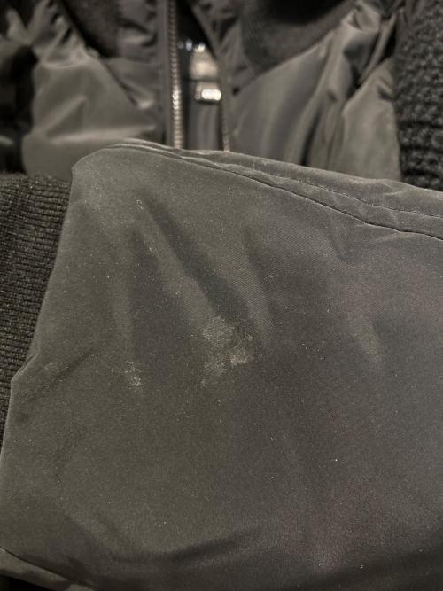 mackage（マッカージュ）mackage (マッカージュ) ニットショールカラーダウンコート ブラック サイズ:xsの古着・服飾アイテム