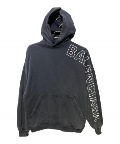 【超希少/新品タグ付き】BALENCIAGA ebay フーディー　パーカー　L Balenciaga ebay ジップパーカー 未使用 バレンシアガ｜Yahoo!フリマ