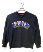 SUPREMEシュプリーム）の古着「Stacked Crewneck Arc」｜ブラック