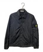 STONE ISLANDストーンアイランド）の古着「ロゴワッペンナイロンジャケット」｜ブラック
