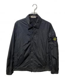 STONE ISLAND（ストーンアイランド）の古着「ロゴワッペンナイロンジャケット」｜ブラック