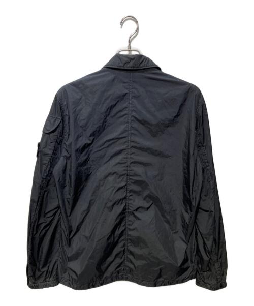 STONE ISLAND（ストーンアイランド）STONE ISLAND (ストーンアイランド) ロゴワッペンナイロンジャケット ブラック サイズ:Mの古着・服飾アイテム