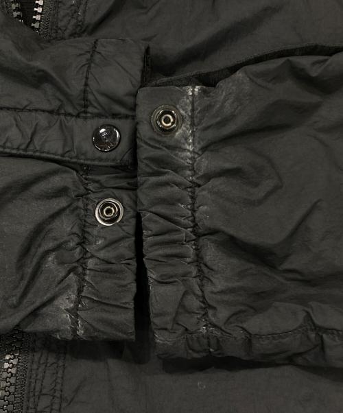 STONE ISLAND（ストーンアイランド）STONE ISLAND (ストーンアイランド) ロゴワッペンナイロンジャケット ブラック サイズ:Mの古着・服飾アイテム