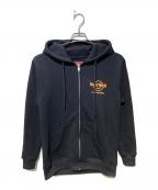 Hard Rock cafeハードロックカフェ）の古着「ジップパーカー」｜ブラック