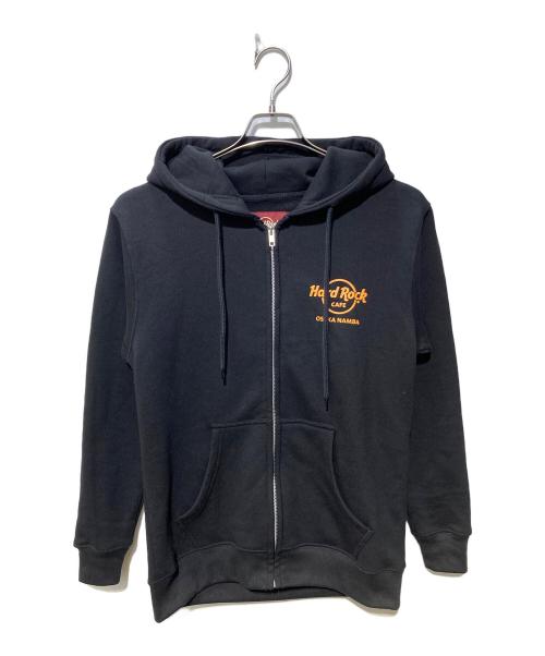 Hard Rock cafe（ハードロックカフェ）Hard Rock cafe (ハードロックカフェ) ジップパーカー ブラック サイズ:Sの古着・服飾アイテム
