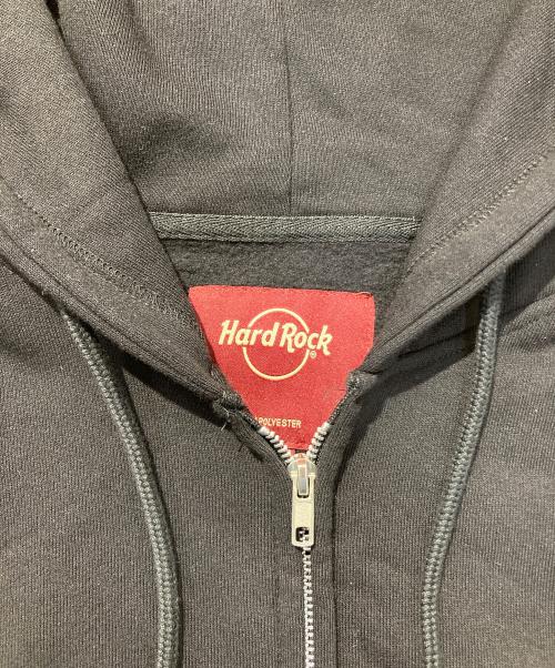 Hard Rock cafe（ハードロックカフェ）Hard Rock cafe (ハードロックカフェ) ジップパーカー ブラック サイズ:Sの古着・服飾アイテム