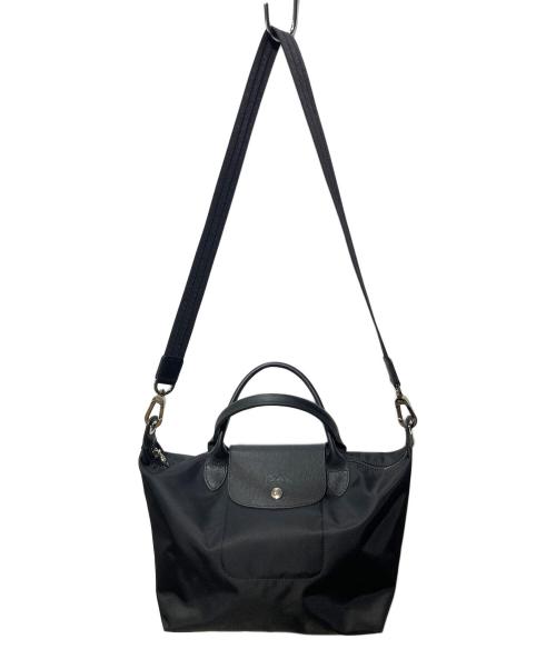 LONGCHAMP（ロンシャン）LONGCHAMP (ロンシャン) ル プリアージュ ネオ 2WAYバッグ ブラックの古着・服飾アイテム