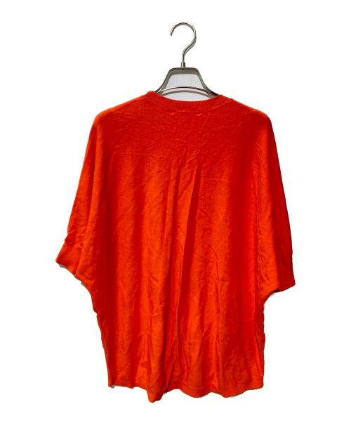 23区（ニジュウサンク）23区 (ニジュウサンク) レーヨンポリエステルストレッチ ドルマン ニット オレンジ サイズ:SIZE38の古着・服飾アイテム