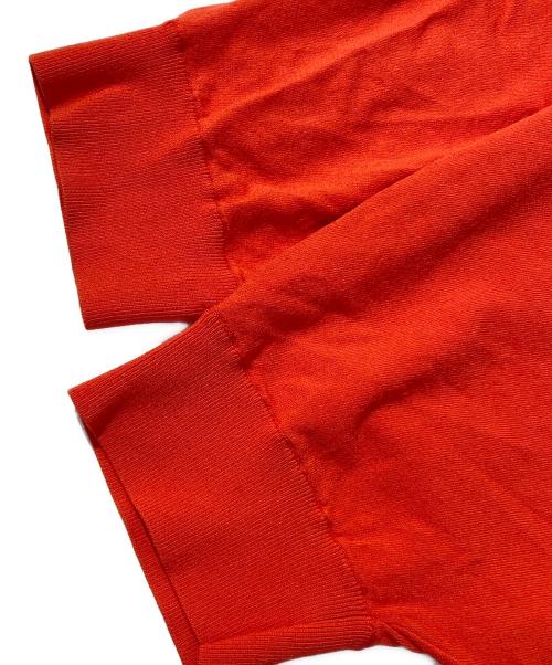 23区（ニジュウサンク）23区 (ニジュウサンク) レーヨンポリエステルストレッチ ドルマン ニット オレンジ サイズ:SIZE38の古着・服飾アイテム