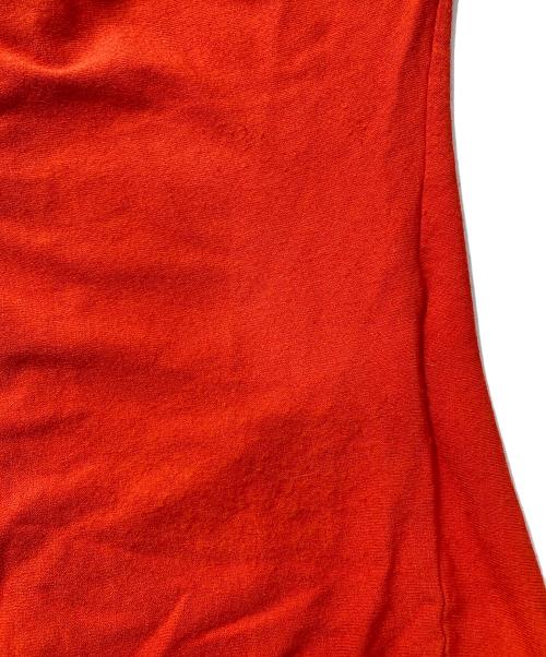 23区（ニジュウサンク）23区 (ニジュウサンク) レーヨンポリエステルストレッチ ドルマン ニット オレンジ サイズ:SIZE38の古着・服飾アイテム