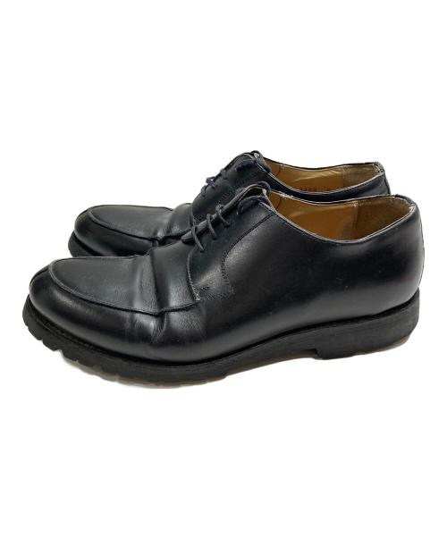 berwick（バーウィック）berwick (バーウィック) Uチップ外羽根ローファー ブラック サイズ:SIZE8の古着・服飾アイテム