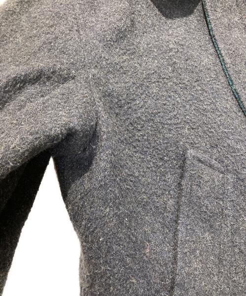 Eddie Bauer（エディーバウアー）Eddie Bauer (エディーバウアー) ステンカラーウールコート ブラック サイズ:Mの古着・服飾アイテム