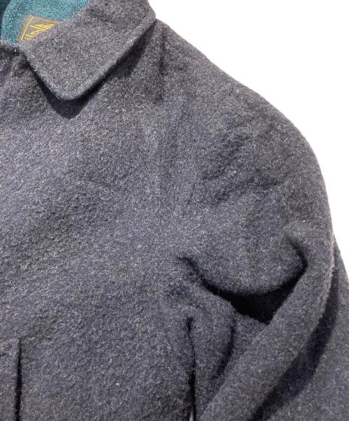 Eddie Bauer（エディーバウアー）Eddie Bauer (エディーバウアー) ステンカラーウールコート ブラック サイズ:Mの古着・服飾アイテム