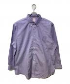 BROOKS BROTHERSブルックスブラザーズ）の古着「MADISONチェックBDシャツ」｜パープル